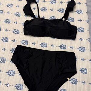Summersalt Elegant Black Bikini Set